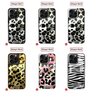 IPHONE 15 PRO MAX LEOPAR DESENLİ LEO SİLİKON KILIF