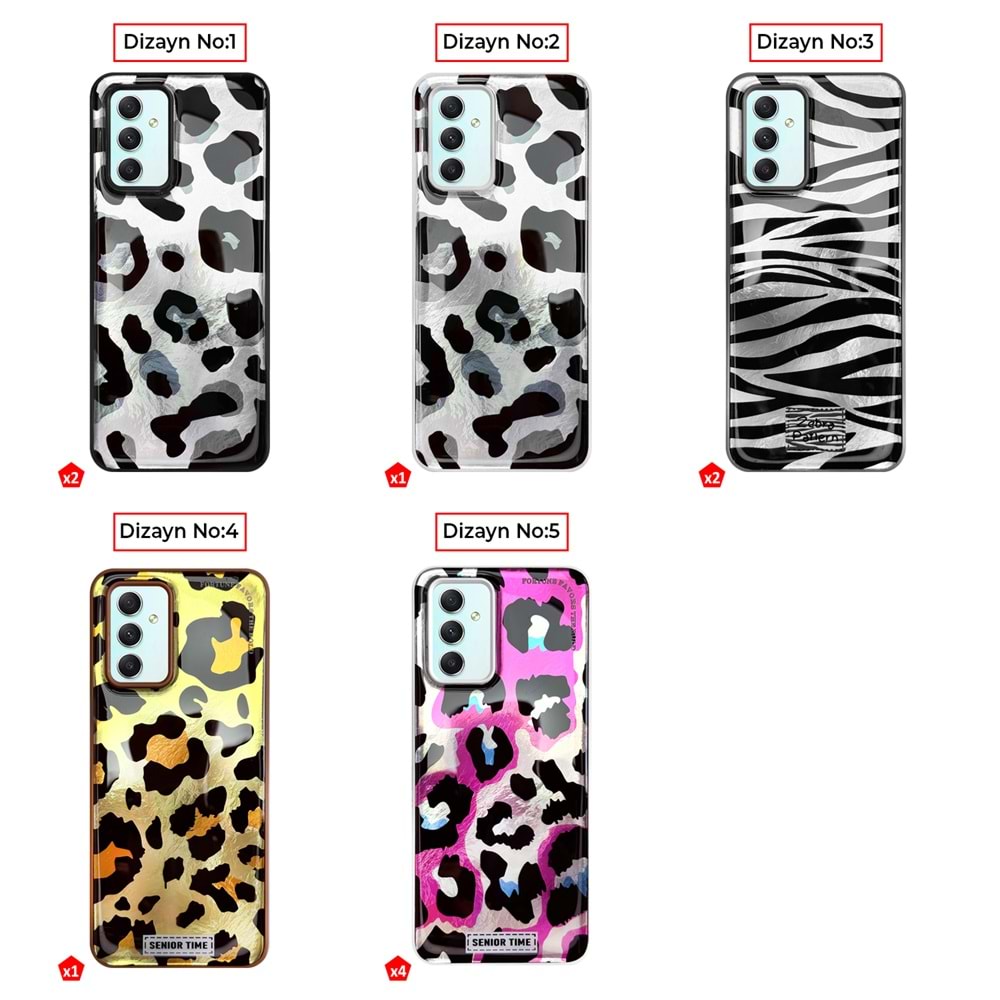 SAMSUNG A34 LEOPAR DESENLİ LEO SİLİKON KILIF