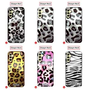 SAMSUNG A35 LEOPAR DESENLİ LEO SİLİKON KILIF