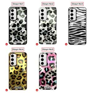 SAMSUNG S24 FE LEOPAR DESENLİ LEO SİLİKON KILIF