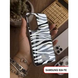 SAMSUNG S24 FE LEOPAR DESENLİ LEO SİLİKON KILIF