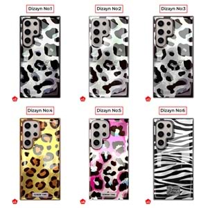 SAMSUNG S25 ULTRA LEOPAR DESENLİ LEO SİLİKON KILIF
