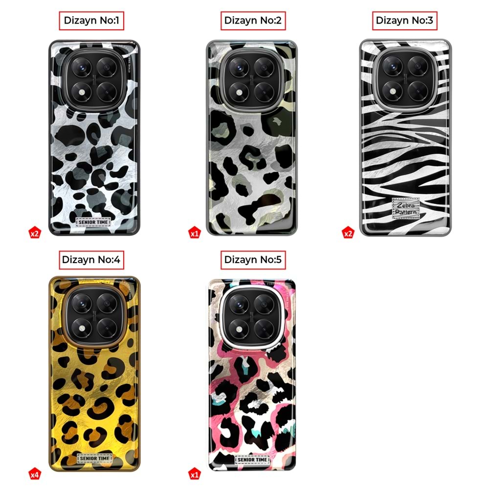 XİAOMİ REDMİ NOTE 14 PRO 5G LEOPAR DESENLİ LEO SİLİKON KILIF