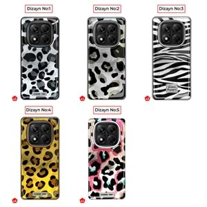 XİAOMİ REDMİ NOTE 14 PRO 4G LEOPAR DESENLİ LEO SİLİKON KILIF