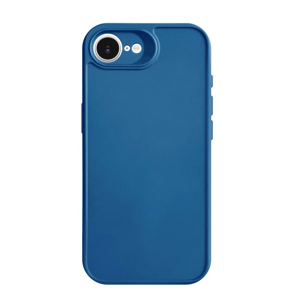 IPHONE 16E RENK ATMAYAN KEEP SİLİKON KILIF - LACIVERT