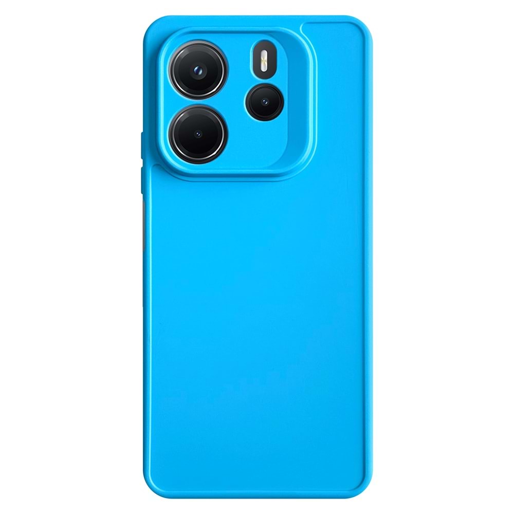 XİAOMİ REDMİ NOTE 14 4G RENK ATMAYAN KEEP SİLİKON KILIF - MAVI
