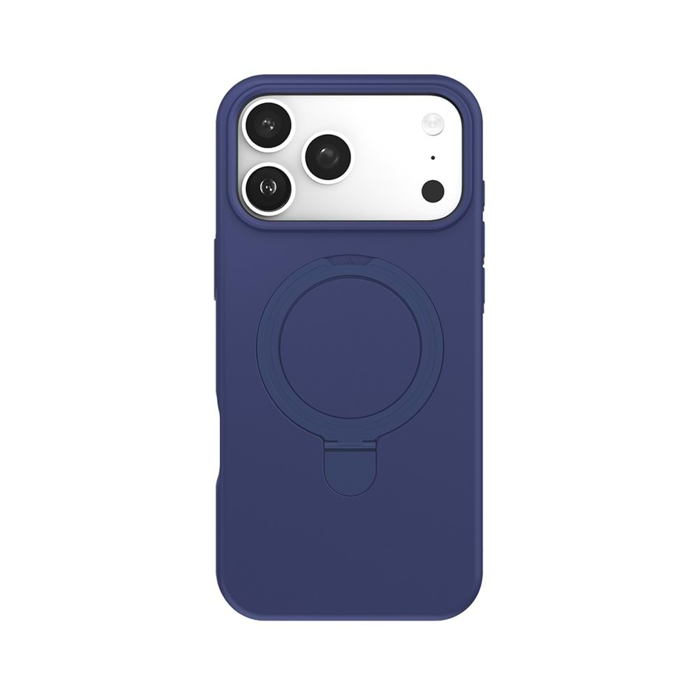 XİAOMİ REDMİ NOTE 14S MAGSAFE UYUMLU STANDLI SKY-501 SOFT SİLİKON TELEFON KILIFI - AÇIK MAVİ