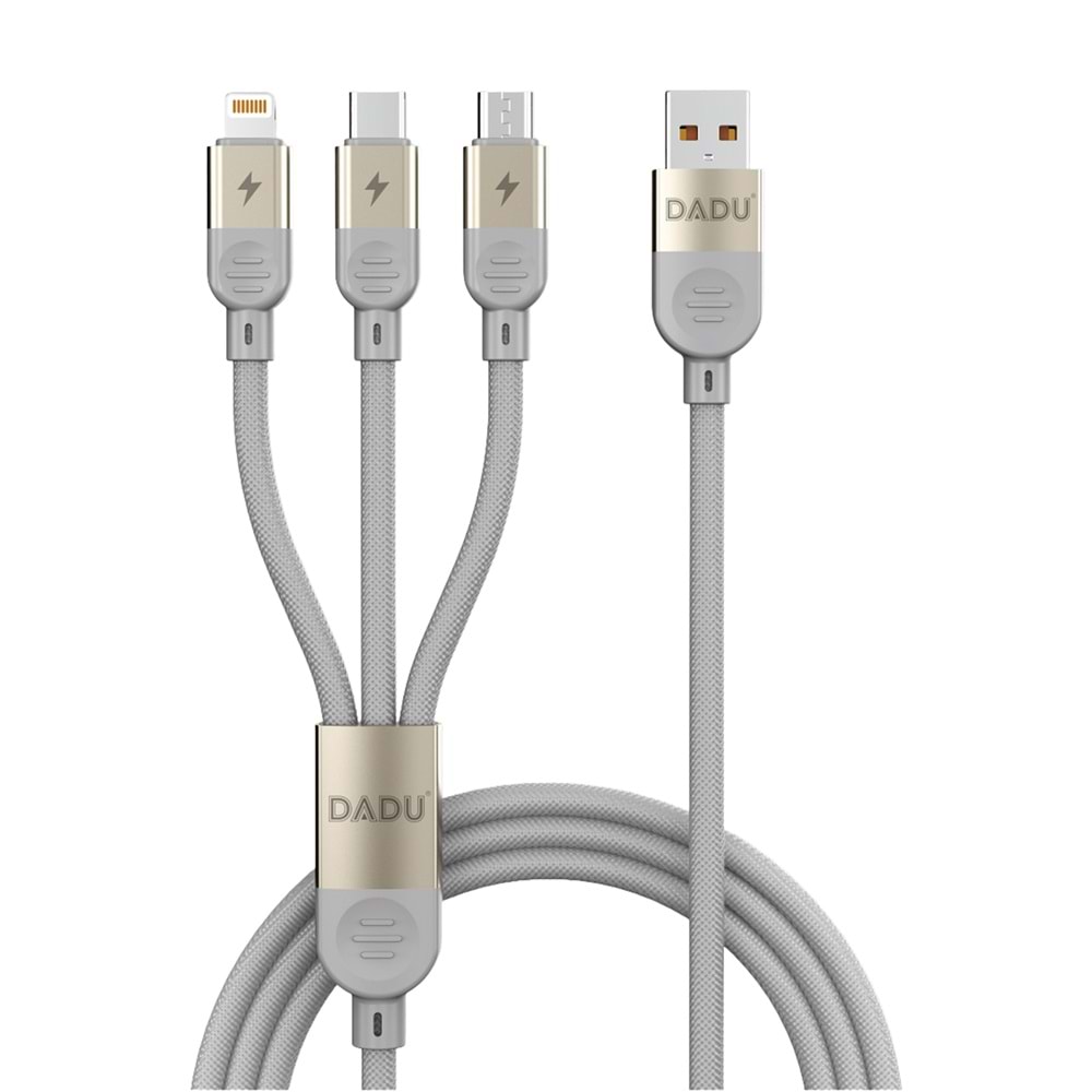 DADU DC-C255 3 IN 1 LIGHTNING-TYPEC-MICRO KABLO