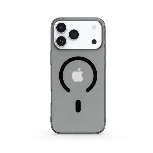 IPHONE 17 PRO MAX MAGSAFE UYUMLU SARARMAYAN ORİGİN KAPAK KILIF - SİYAH