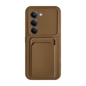XİAOMİ REDMİ 15 W-FOCUS SİLİKON KILIF - KAHVERENGİ