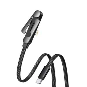 MT2535 TYPE-C TO LİGHTNİNG 35W PD KATLANABİLİR STANDLI ŞARJ VE DATA KABLO 10/200