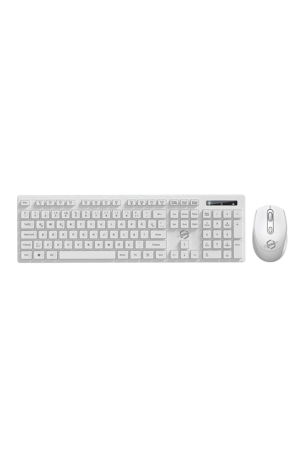 RB-307 WİRELESS KLAVYE & MOUSE SET / 20 - BEYAZ