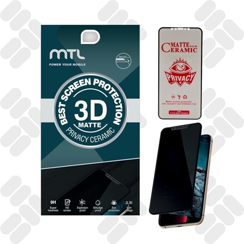 IPHONE 14 PRO MAX MTL FULL MAT SERAMİK HAYALET EKRAN KORUYUCU