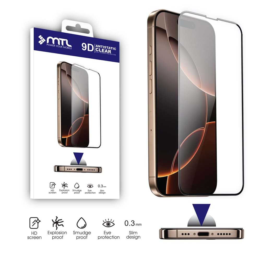 IPHONE 12 PRO MAX MTL ANTİ STATİK 9D CAM BOX